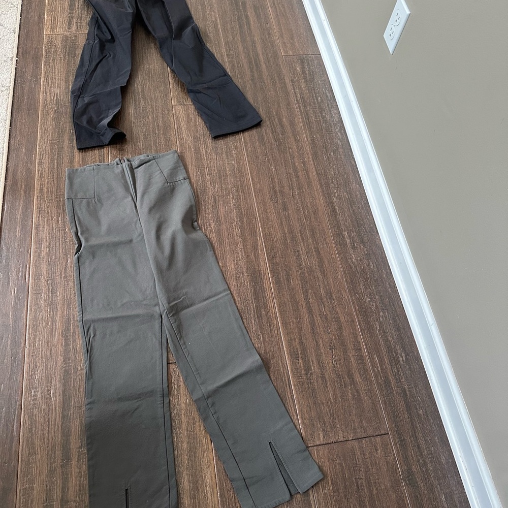 Athleta size 0 straight leg pants - 3 pairs included